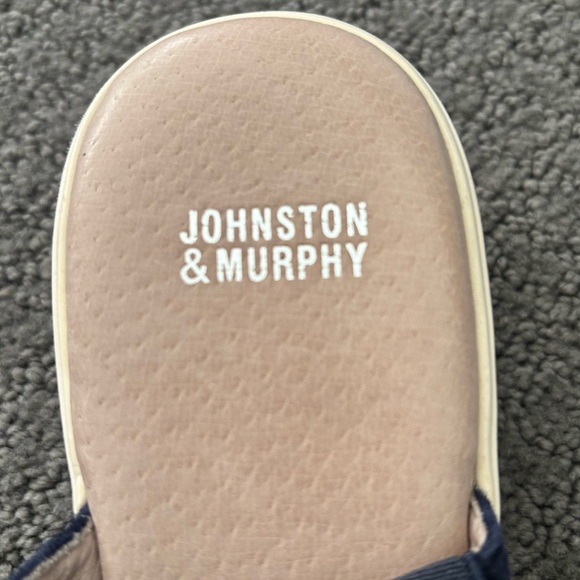 Johnston & Murphy Navy Suede Sandals - Picture 3 of 6